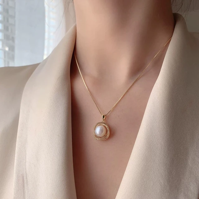 Single Pearl Necklace For Girls | Akuna Pearls