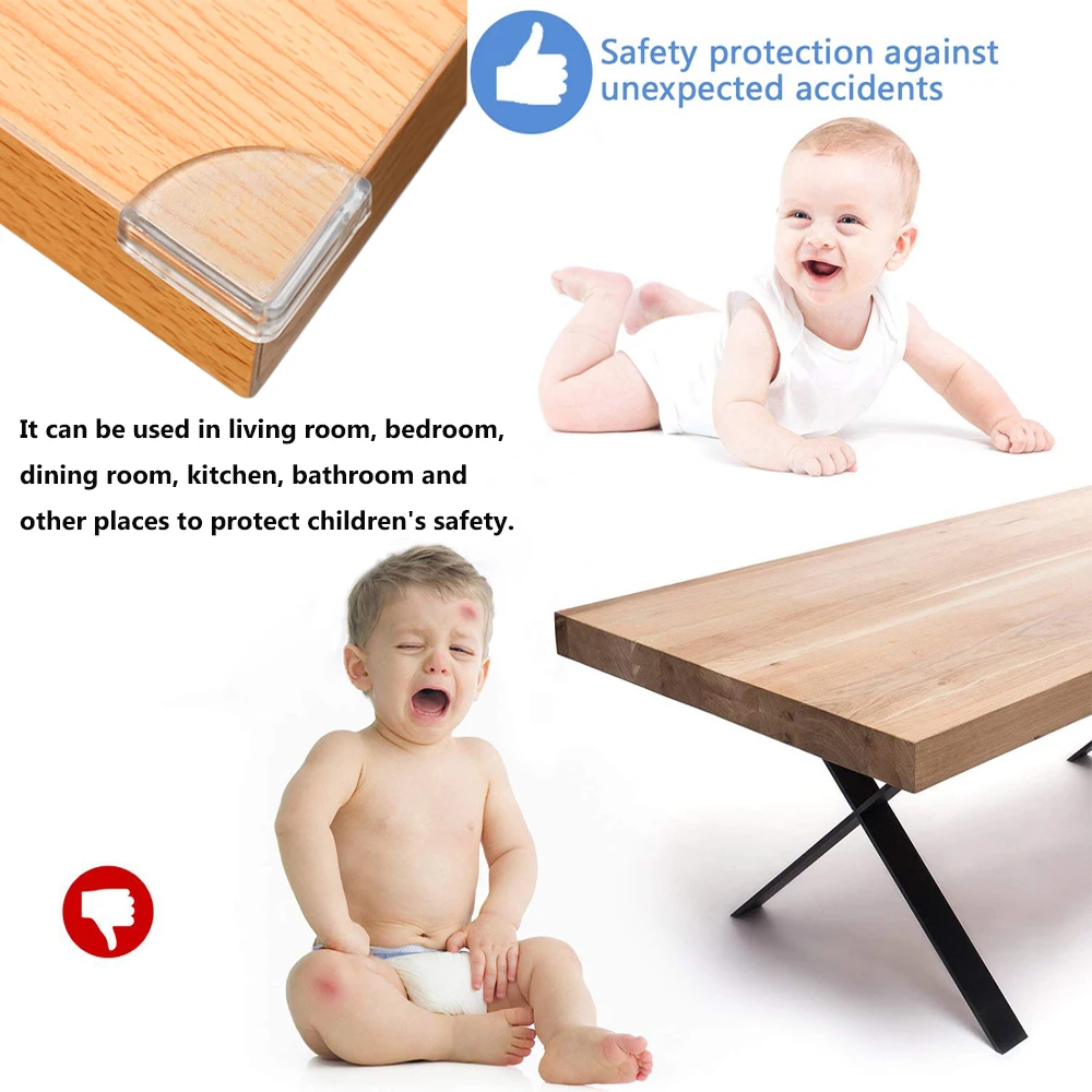 PVC Corner Guards Table Edge Protectors for Kids Safety