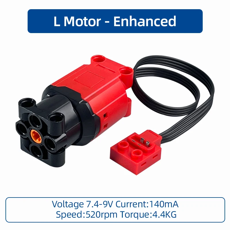 Enhanced Power Functions Servo Red Motor Building Block Toy Accessories