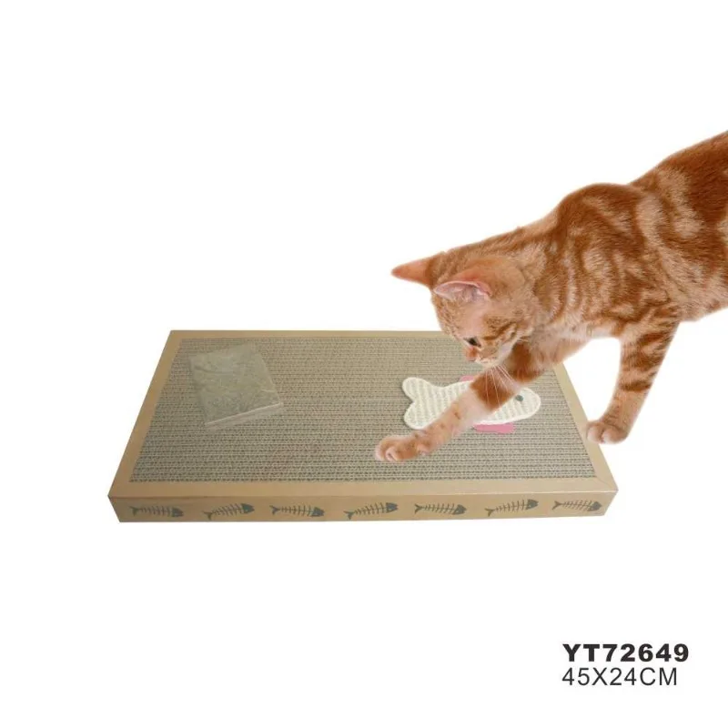 

Corrugated Cardboard Cat Scratcher, Climbing the Wall Scratcher, Wooden Game Rest, Activity Center