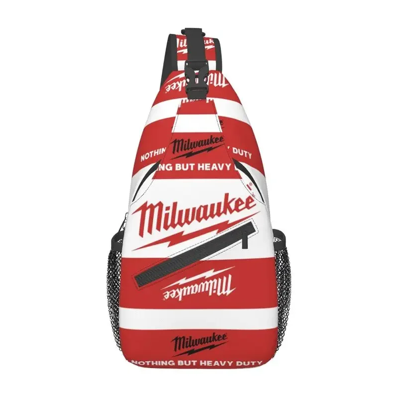 

Milwaukees Рюкзак-слинг для электроинструментов, нагрудная сумка, рюкзак через плечо для мужчин, рюкзак для велоспорта, кемпинга