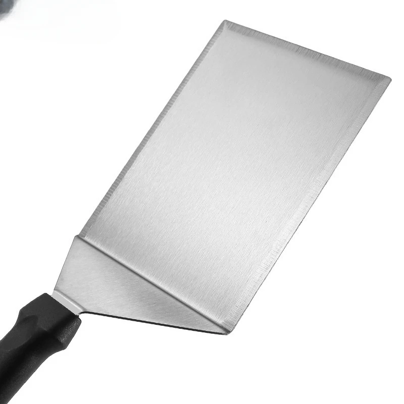 Pancake Scraper Burger BBQ Tool Stainless Steel Large Grill Spatula with Cutting Edges Kitchen Griddle Cooking Accessories
