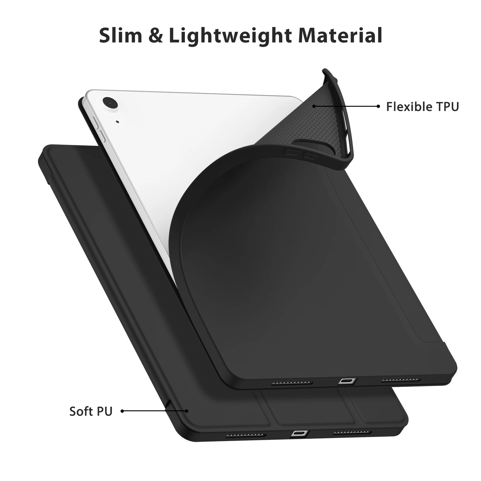 Premium Flip PU Leather Cover