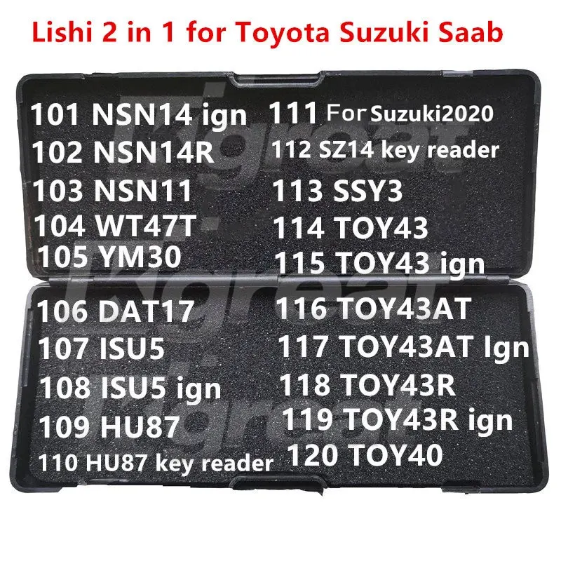 Lishi Tool 021-040 Lishi 2 in 1 HU46 YM28 HU100 HU43 B111 For GM37 GM39 GM45 VA2T HU83 NE72 SX9 NE78 VA6 VAC102 HU136 For Laguna3 Opel GM