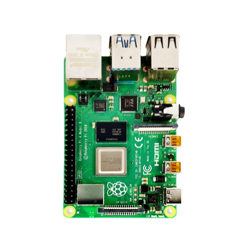 

New Official Original Raspberry Pi 4 Model B Dev Board Kit RAM 2G 4G 8G 4 Core CPU 1.5Ghz 3 Speeder Than Pi 3B+