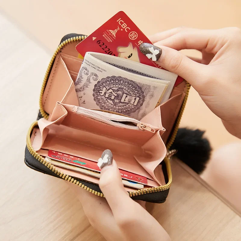 Wallet Purses for Women Card & ID Holders Simple Fashion Plush Bag women wallet,women purse,card wallet