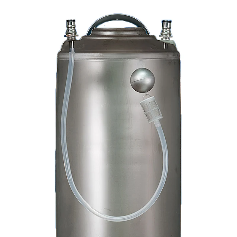 Floating Beer Keg Liquid Dip Tube with 80Mesh Filter Fit Ball Lock & Pin Lock Beer Keg SS Ball Float 60cm Silicone Tube beer keg dispenser