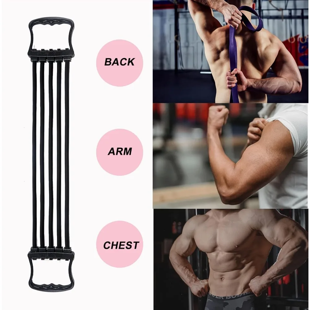 Spring Chest Expander Resistance Trainer 4