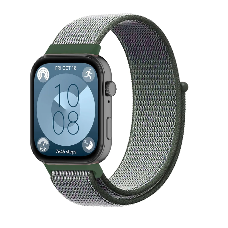 Nylon Loop Adjustable Sports Strap - Smartwatch Wristband Accessory
