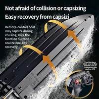 RC Battery Boat 2.4Ghz 25km/h High-Speed Remote Control Racing Electric Speedboat Low Battery Alarm Mini RC Ship Toys Kids Adult 6