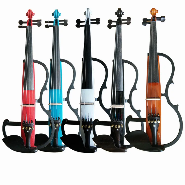 4/4 All handmade electronic violin Maple solid wood Electric violin Stringed Instrument