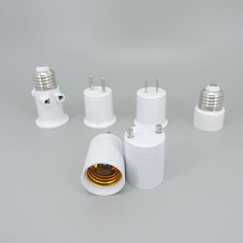AC E26 E27 to GU24 E27 US EU power Plug Screw Lamp Holder Light Base Socket AC Adapter Converter Lamp Socket Adapter