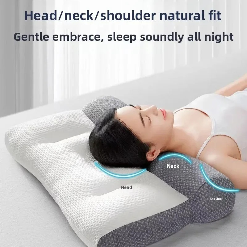 Reverse traction pillow pillow core cervical spine protection sleep pillow special adult student dormitory