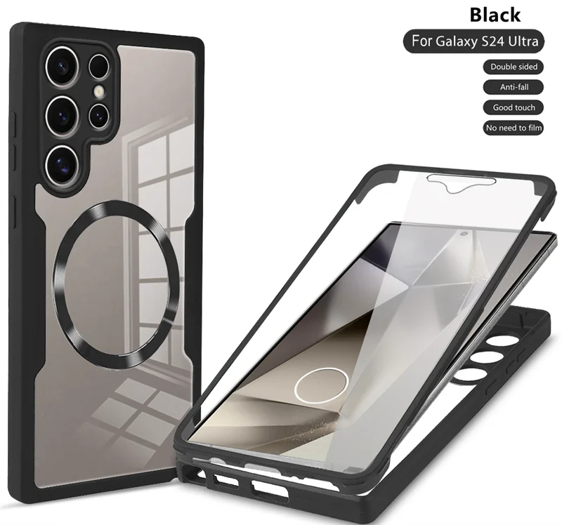 Magnetic 360° Dustproof Phone Case with Integrated Screen Protection