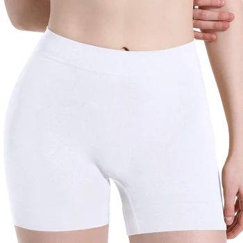 Slip Shorts for Women Under Dresses,Seamless Boyshorts Panties Smooth Soft Anti-chafing Shapewear Shorts.