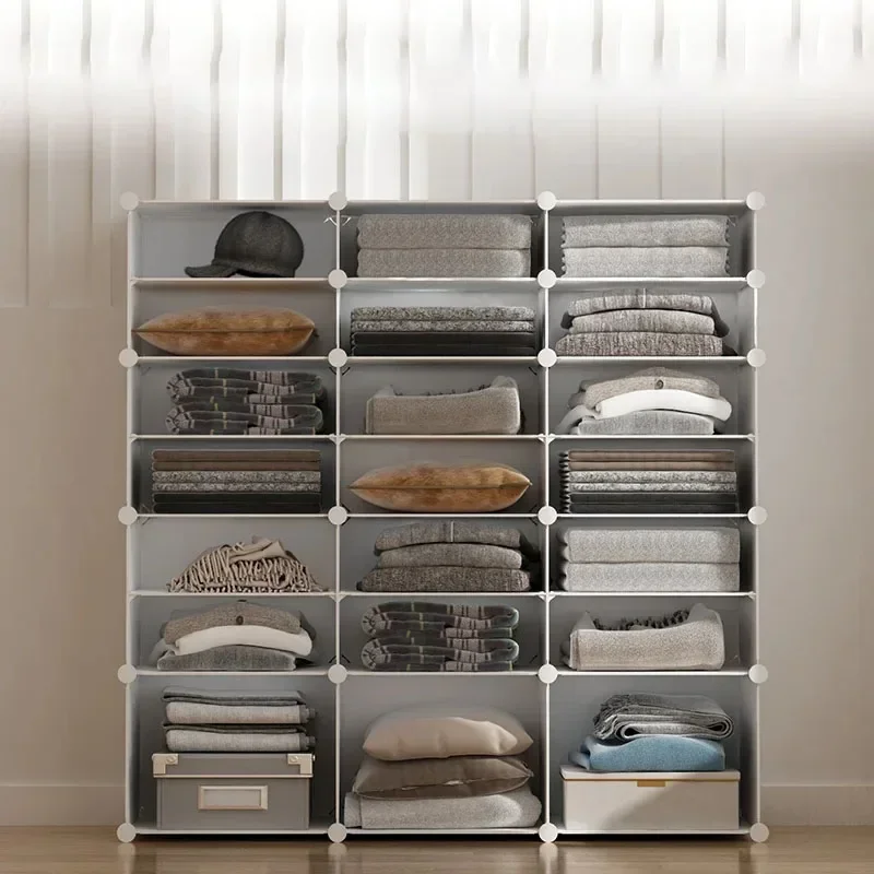 Storage Cabinet Display Desk Closet Cube Jewelry Wardrobe Organizer