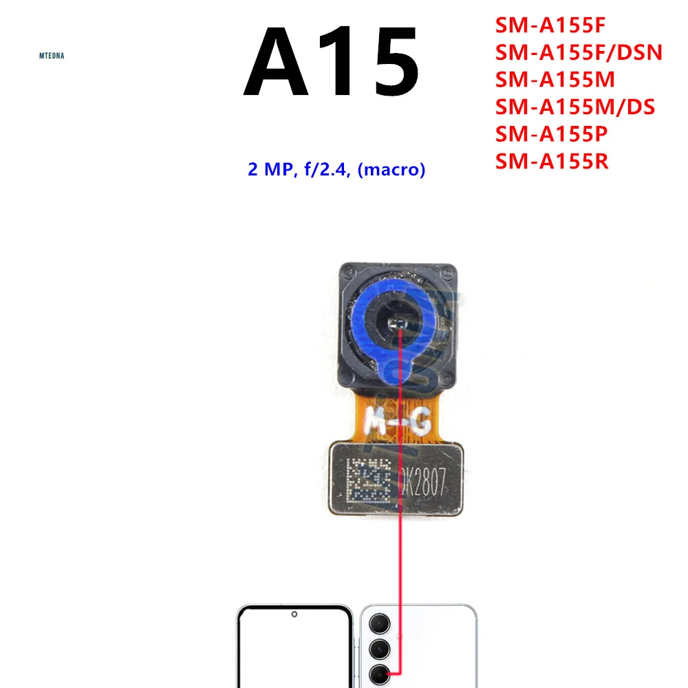 Enhanced Smartphone Camera Module Replacement - Front and Rear Selfie & Wide Lens Flex Cable Part
