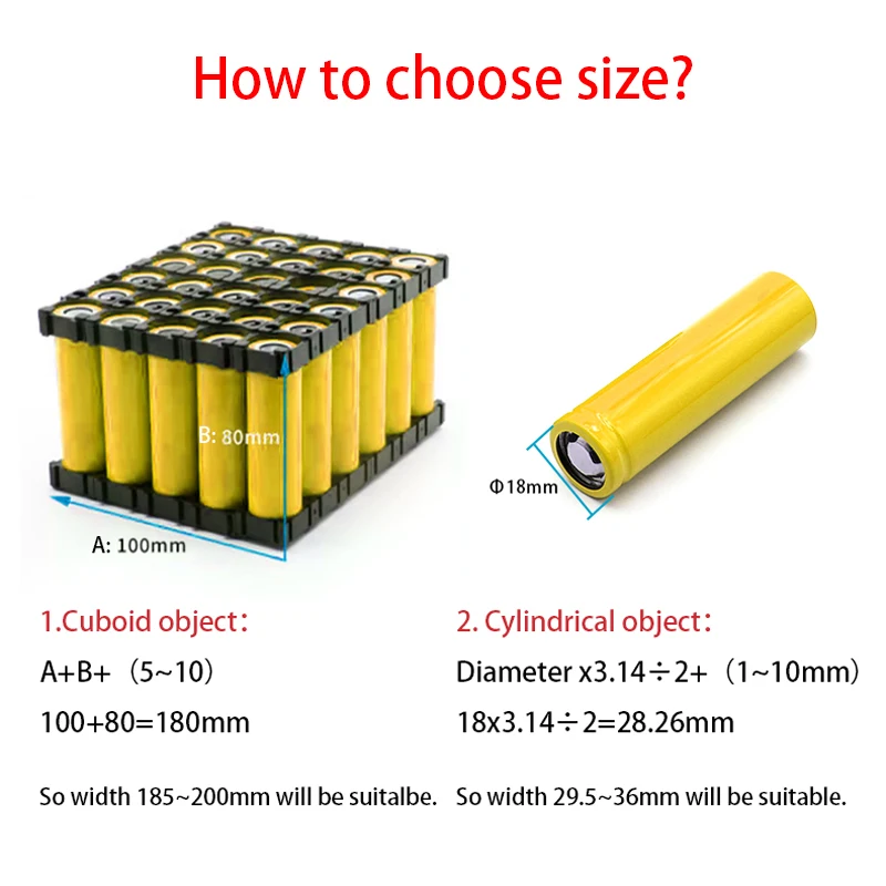 Description Picture 3 of item1m~20m 18650 Battery Pack Wrap PVC Heat Shrink Tube Yellow 7mm~200mm Insulated Heat Shrinkable Cable Sleeve Protector Film Case