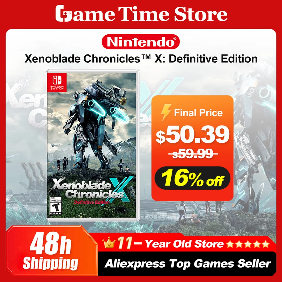 Xenoblade Chronicles X Definitive Edition Nintendo Switch Game