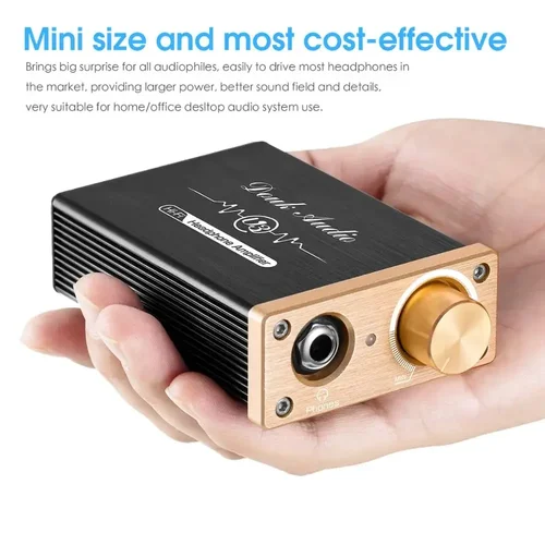 Douk Audio-U3 미니 퓨어 클래스 A 헤드폰 앰프, HiFi 초소형 홈 데스크탑 스테레오 앰프, HD580/HD600/HD650 헤드셋용 2