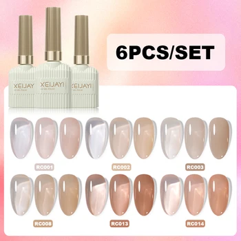 XEIJAYI 6 pezzi 15 ml set di smalti gel per unghie perfetti per soak off smalto gel o nail art per la casa e il salone fai da te 1
