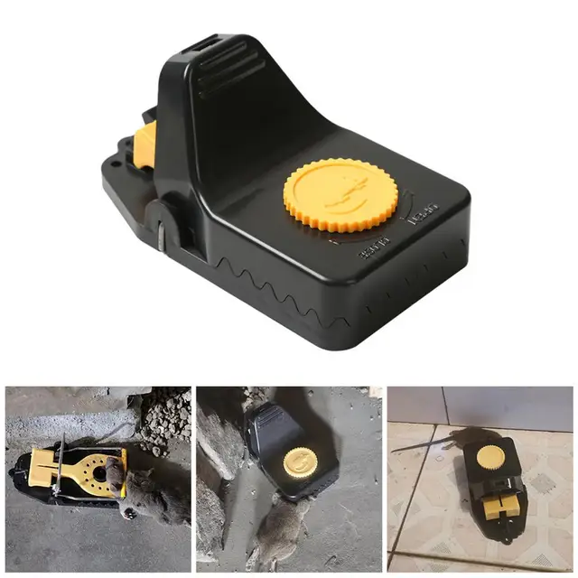 Hatékony Egércsapda Munkaügyi Megtakarító Műanyag Nagy Érzékenységű Egér Gyilkos Háztartási Készletek - Image 4