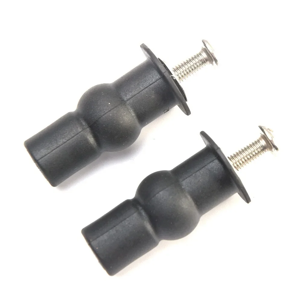 Toilet Seat Accessories Toilet Hinge Replacement Toilet Tank Fixing Kit 2pcs Black Fixing Nut Expansion Screw Screw Hinge With Thread Rubber Sleeve Stainless Steel Toilet Seat Top Universal Household
