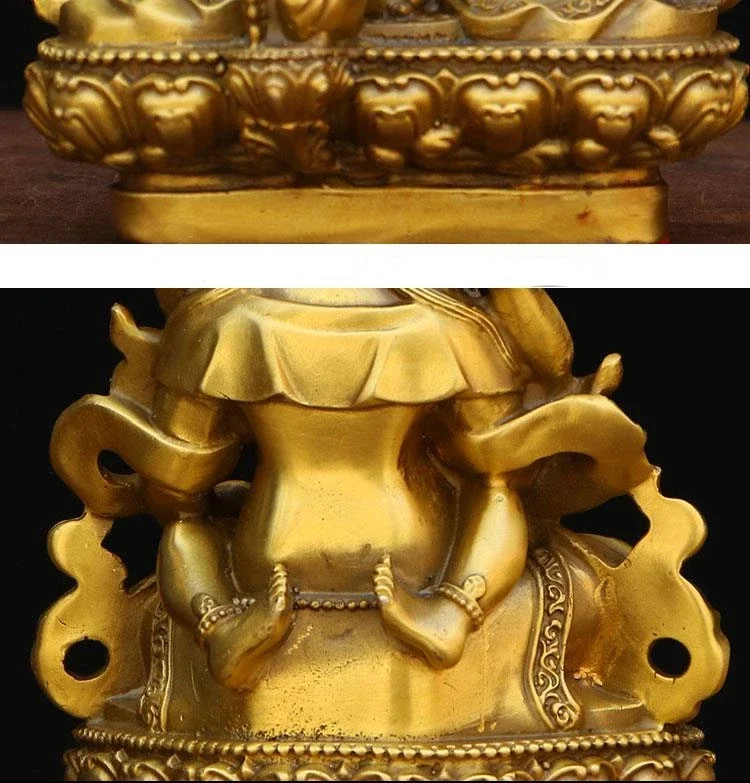 Back view of God of Wealth ornament