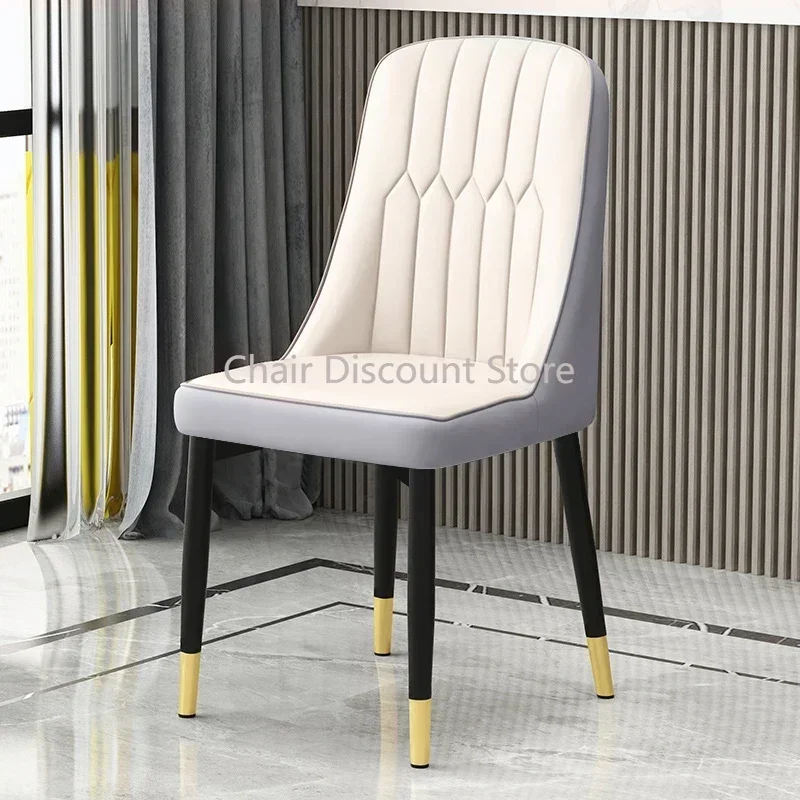 Dining Chair Comfortable Durable Leather for Living Room