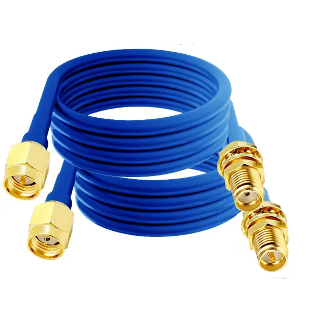 

RG402 RG141 Coaxial Cable SMA Male To SMA Female jack Connectors RF Coaxial Cable RG402 0.141" Cable 50ohm 0.1-10m