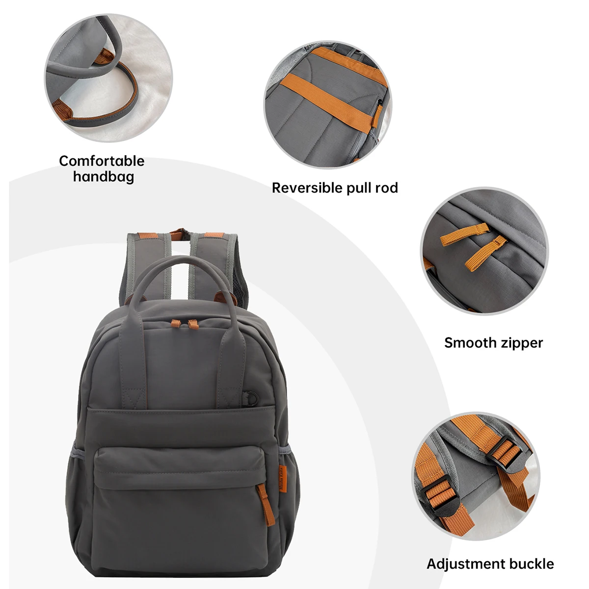 Original Fashionable Commuter Backpack for Women, Niche Backpack for College Students, Simple and Lightweight Travel Backpack, School Bag for High School and Middle School Students, Outing Bag