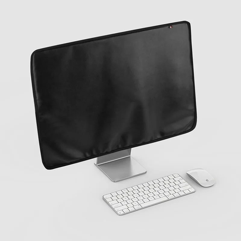 For Apple 24 Inch Imac Display Dust Protection Sleeve Pu Rear Pocket Apple All-In-One Computer Dust Cover