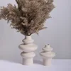 Ins Style Ceramic WhiteVase Decoration Spiral Vase Modern Home Decoration Flower Pot Vase Decoration Home Living Room Decoration 1
