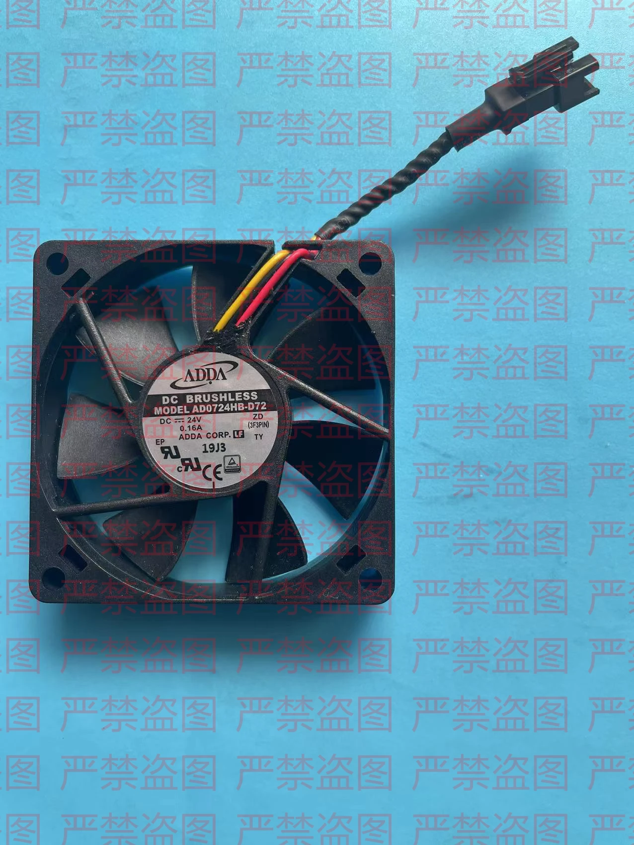 Original Adda Ad0724hb-d72 70*70*15 24v 0.16a Ventilador de Alarme de Três Fios. Novo
