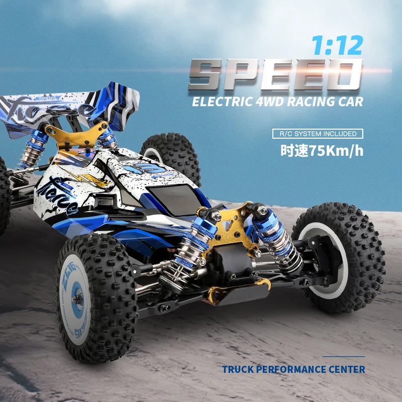 WLtoys 124017 브러시리스 4WD 전기 고속 드리프트 원격 제어 완구, 75 KM/H 124019 55 KM/H 124008 60 KM/H 2.4G RC 자동차, 3000mAh