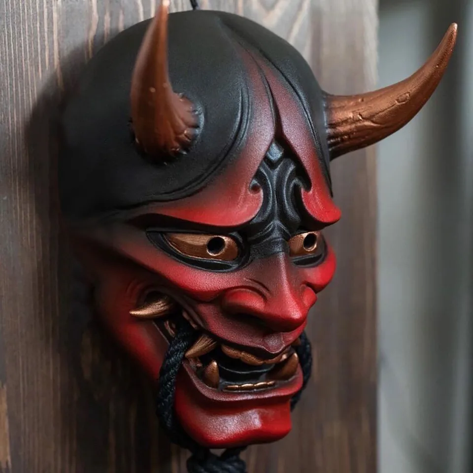 Japanese Hannya Demon Mask for Halloween Parties
