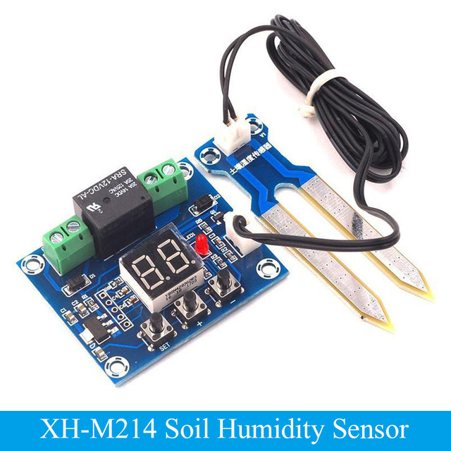 Soil Humidity Sensor Controller Irrigation System Automatic Watering Module Soil Moisture Sensor Digital Display Hygrometer