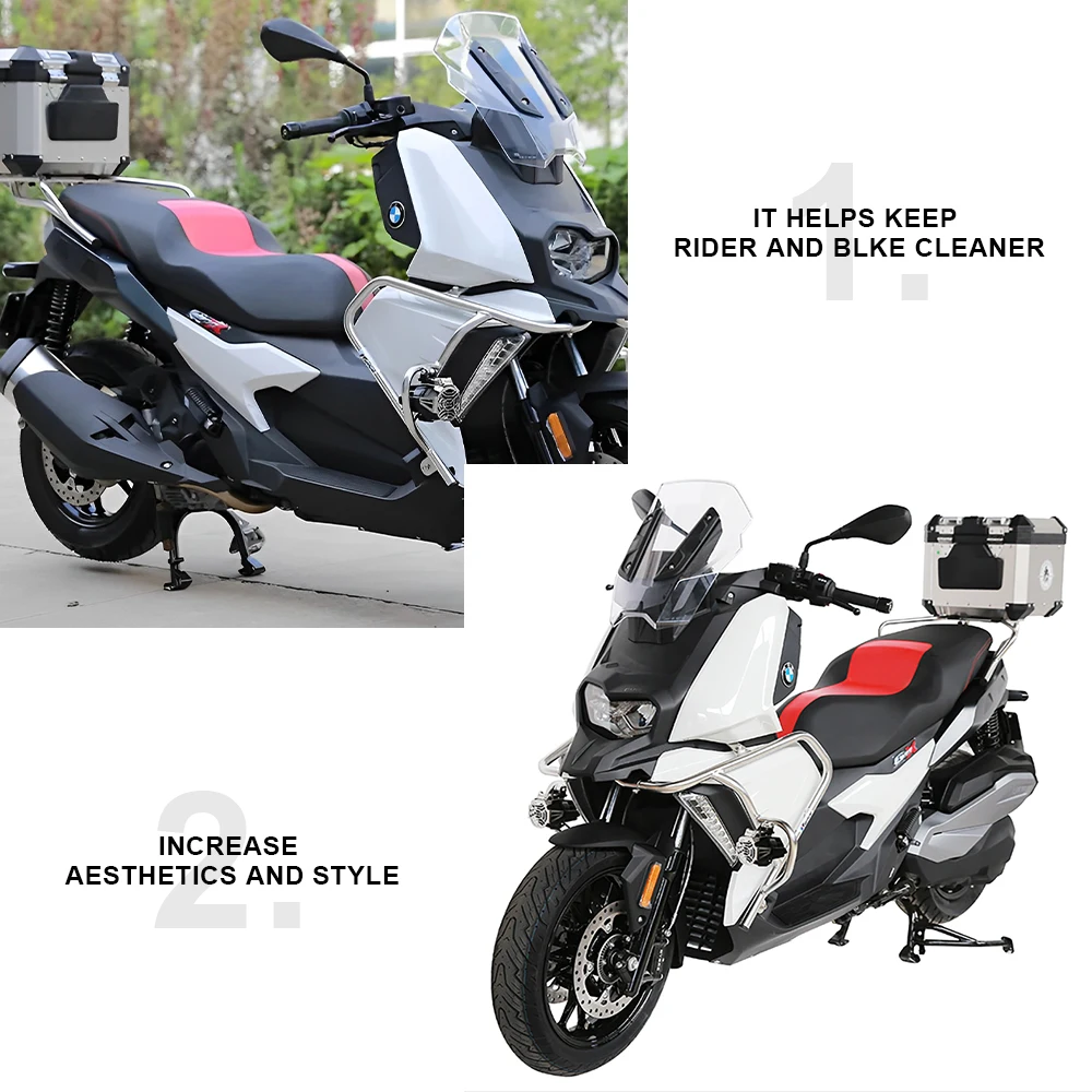 BMW C400X 2019 2020 2021 2022 오토바이 엔진 범퍼 안전 가드 크래시 바 프레임 프로텍터 오토바이 액세서리