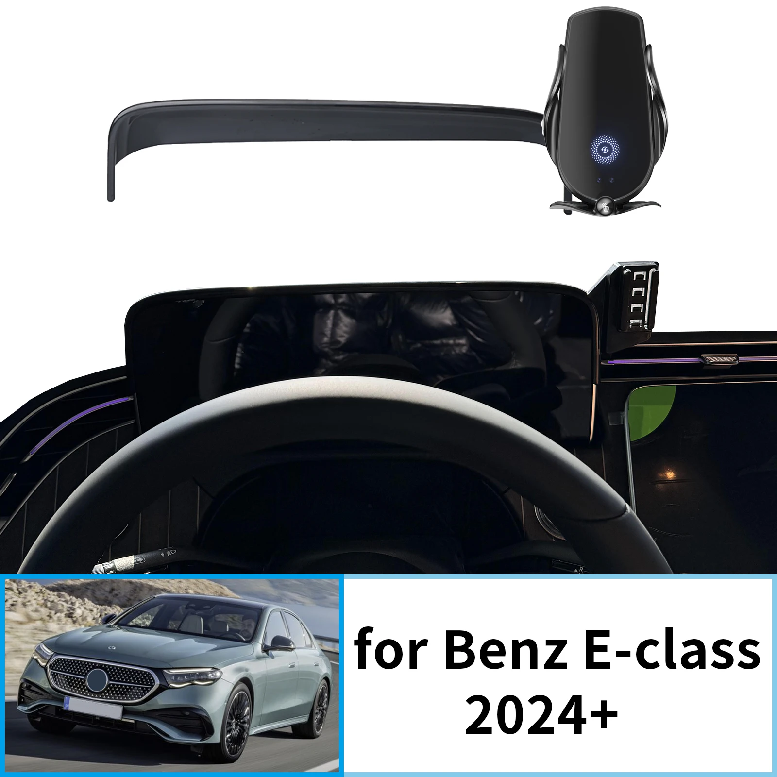 Car Mobile Phone Holder for Benz E-Class E Class W214 GPS Bracket Navigation Stand Auto Accessories