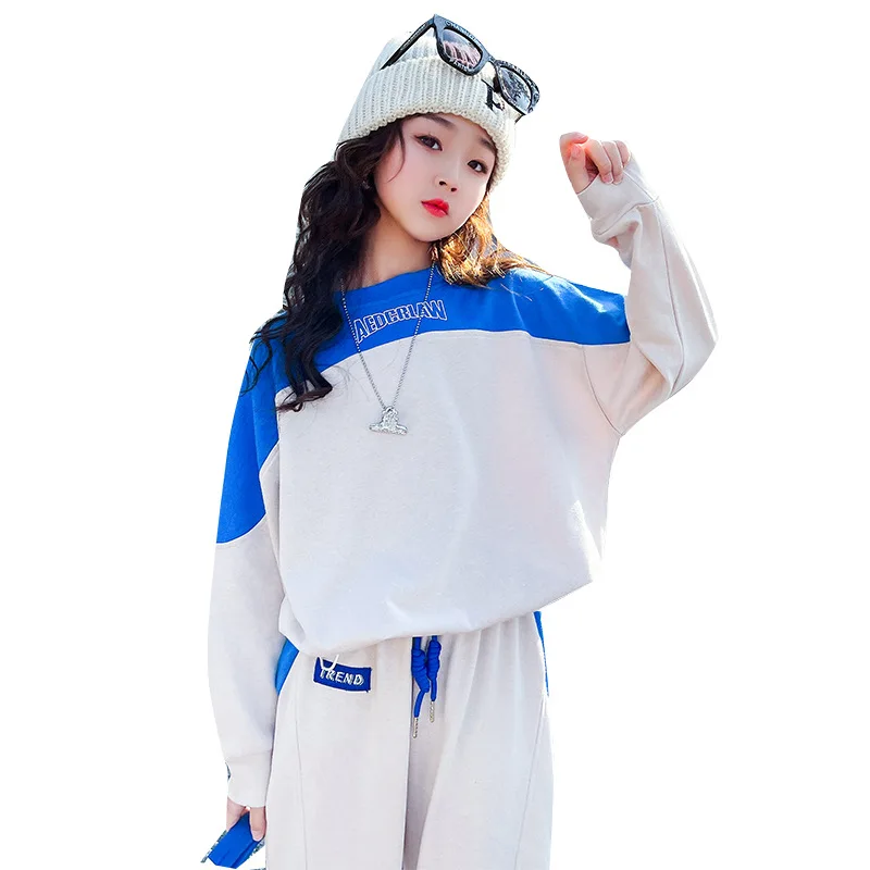 

Girls Outfits Fashion Fall Clothes Kids Spring Autumn Clothing Tops + Pants 2ps Sweatshirts Sportswear Kids Clothes For Girls