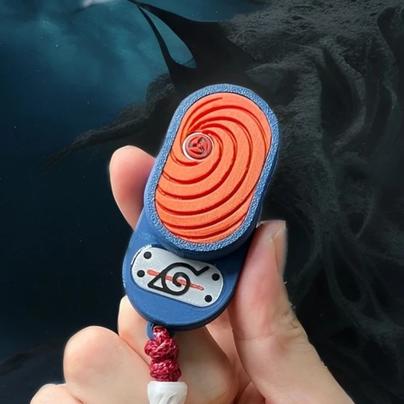 Cartoon Characters Fidget Pushing Card Crisp Sound Decompression Push Slider Rotate Fingertip Gyro Anxiety Stress Relief EDC Toy