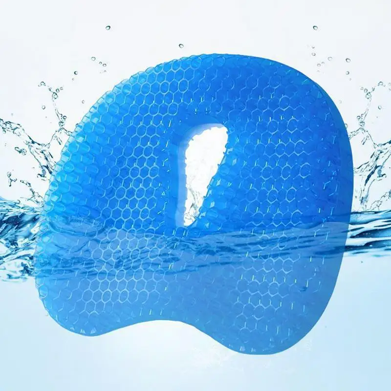 Gel Seat Cushion for Long Sitting Comfortable Soft Gel Seat Cushion Multifunctional Machine Washable Ergonomic Fit Chair Cushion 3