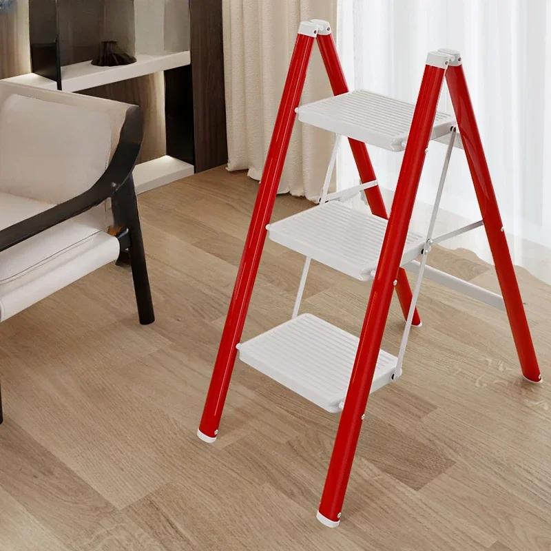 

Lightweight Convenient Step Ladder Telescopic Folding Ladders Chair Multifunctional Ladder Stool Versatile Scene 3 Step Ladder