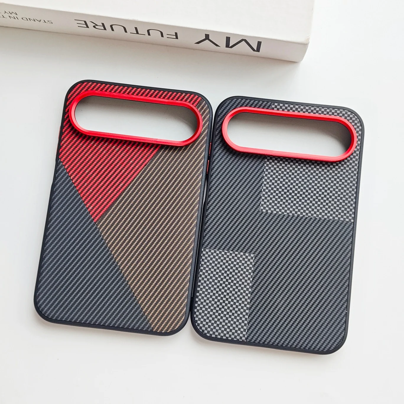 Luxury PU Leather Matte Shockproof Protective Back Cover
