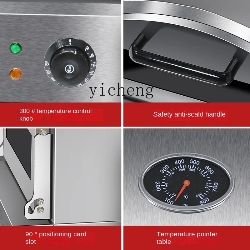 Tqh Small Electric Pizza Oven Commercial Portable American Pizza Oven European Pizza Baking Oven 4