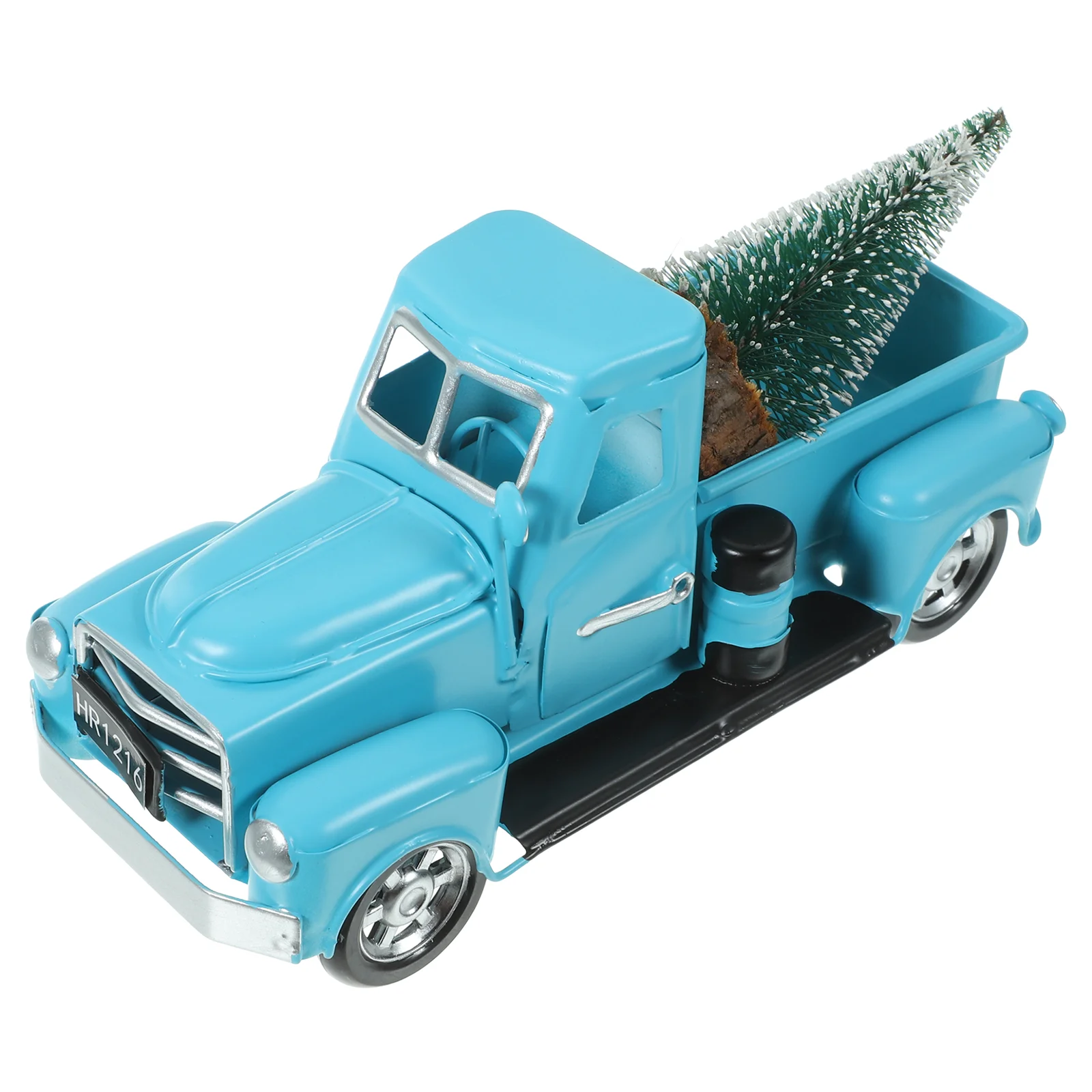 

Vintage Red Truck With Christmas Tree Handmade Metal Old Car Model Red Pickup Truck Vehicle Kids Gifts Navidad Noel