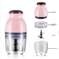 600ml Electric Kitchen Chopper Garlic Masher Meat Grinder Food Garlic Vegetable Chopper Crusher Food Processor Slicer Blender 2