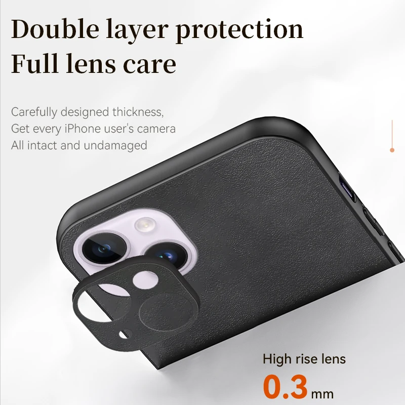 Custodia per telefono in pelle di agnello in pelle tinta unita retrò semplice per IPhone 15 14 13 12 11 Pro Max X XS XR MAX 14PLUS morbido silicone_voghion.com