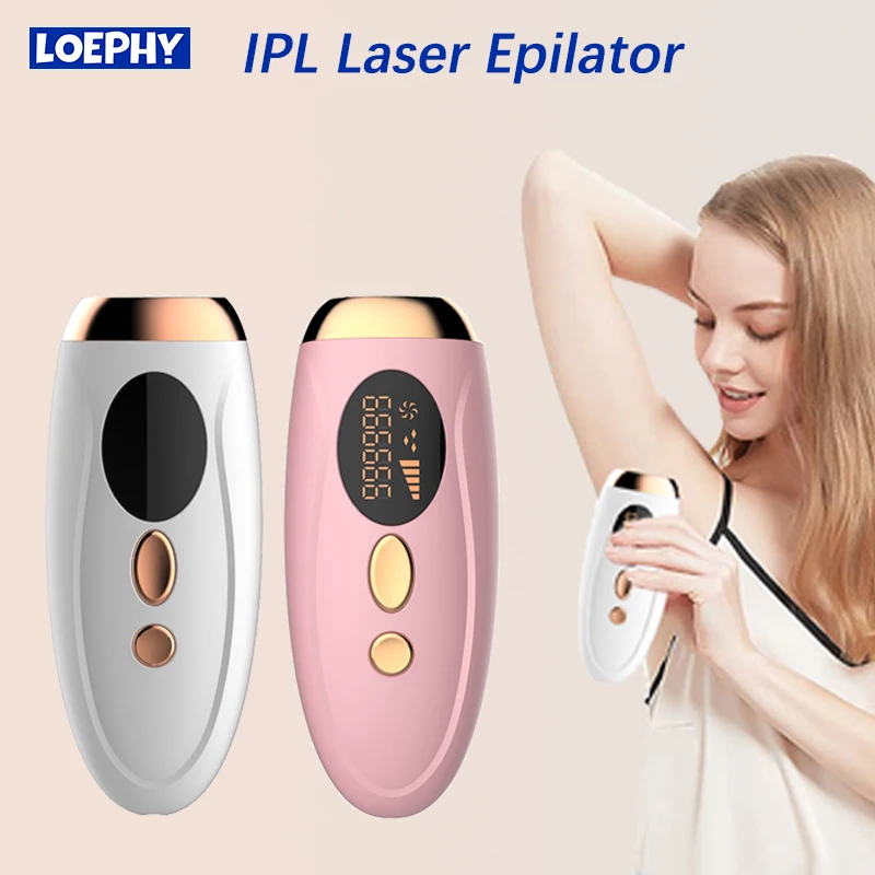 

Профессиональный IPL лазерный эпилятор LOEPHY, 999999 вспышек, лазерное безболезненное удаление волос, женское импульсное электронное депиляционное устройство