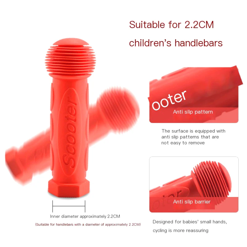 Description Picture 3 of item1Pair Rubber Bicycle Brake Handle Cover For Child Bicycle Handlebar Protect Cover Anti-slip Bicycle Protective Gear Parts New